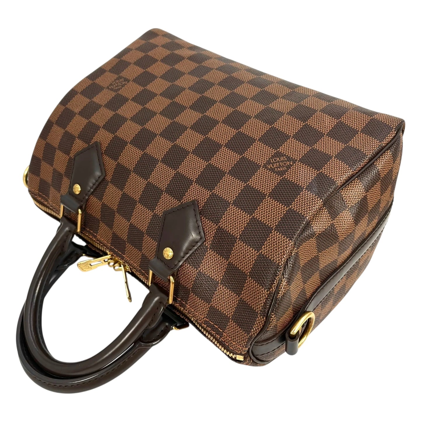 Louis Vuitton ダミエ エベヌ スピーディ25 バンドリエール ハンドバッグ - ダークブラウン