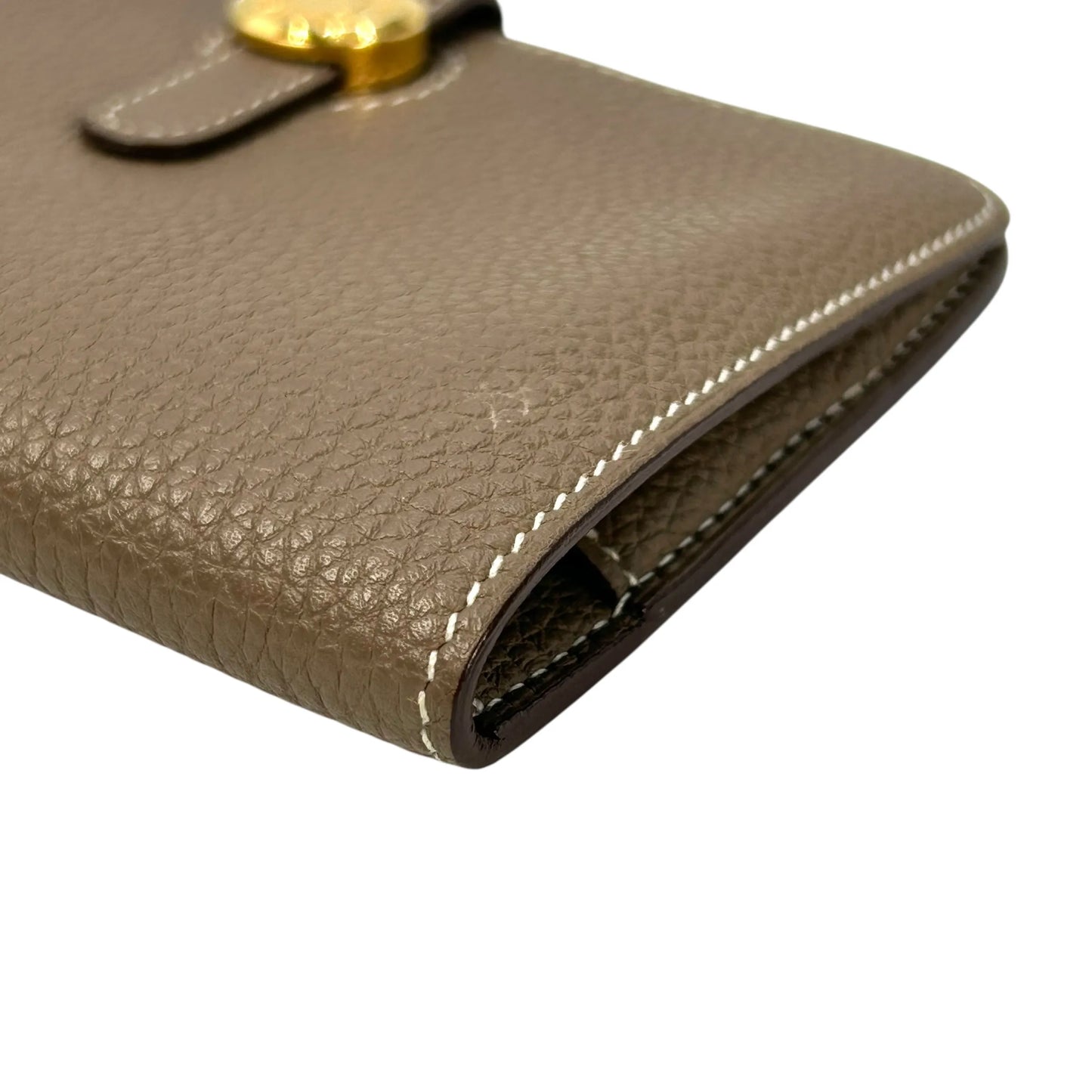 Hermes ドゴン ドゴ コンパクトウォレット 二つ折り財布 カードケース Z刻印 (2021) - ブラウン