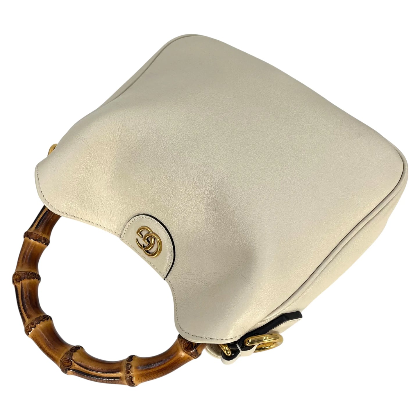 GUCCI Diana Small Hand Bag Shoulder Bag - Beige 