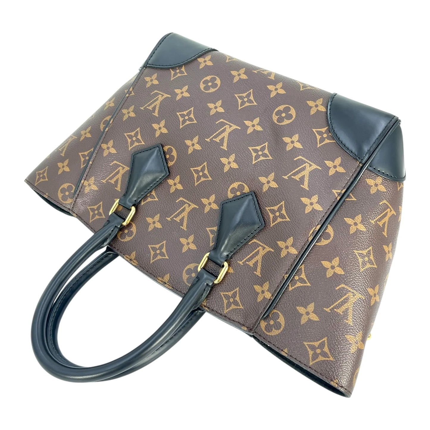 Louis Vuitton フェニックス PM モノグラム キャンバス ハンドバッグ - ブラウン × ブラック