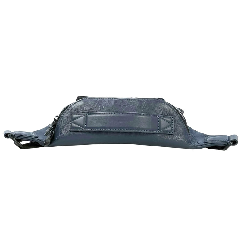 Louis Vuitton モノグラム シャドウ ディスカバリー バムバッグ ボディバッグ - ネイビー