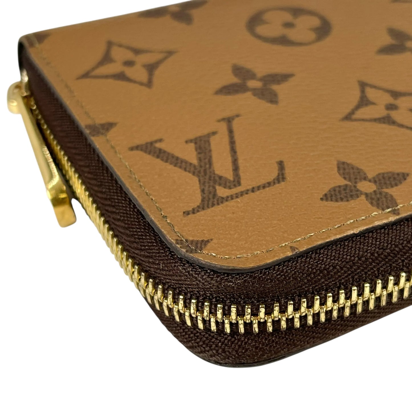 HOLD🔷LOUIS VUITTON Monogram Reverse Zippy Long Wallet - Brown 