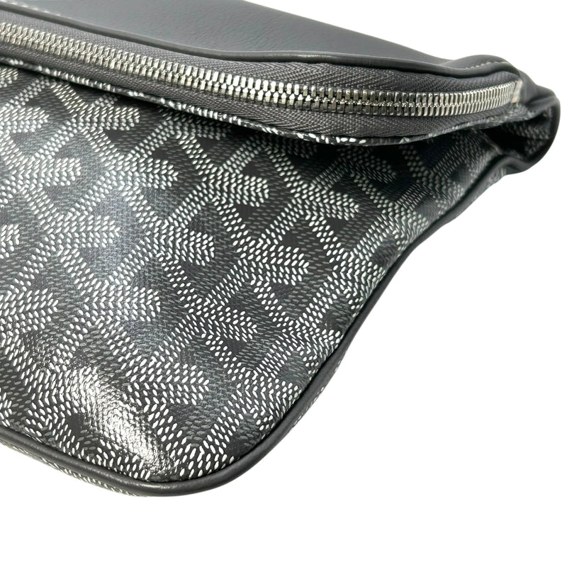 Goyard Saint Marie MM Leather Clutch Bag - Grey 