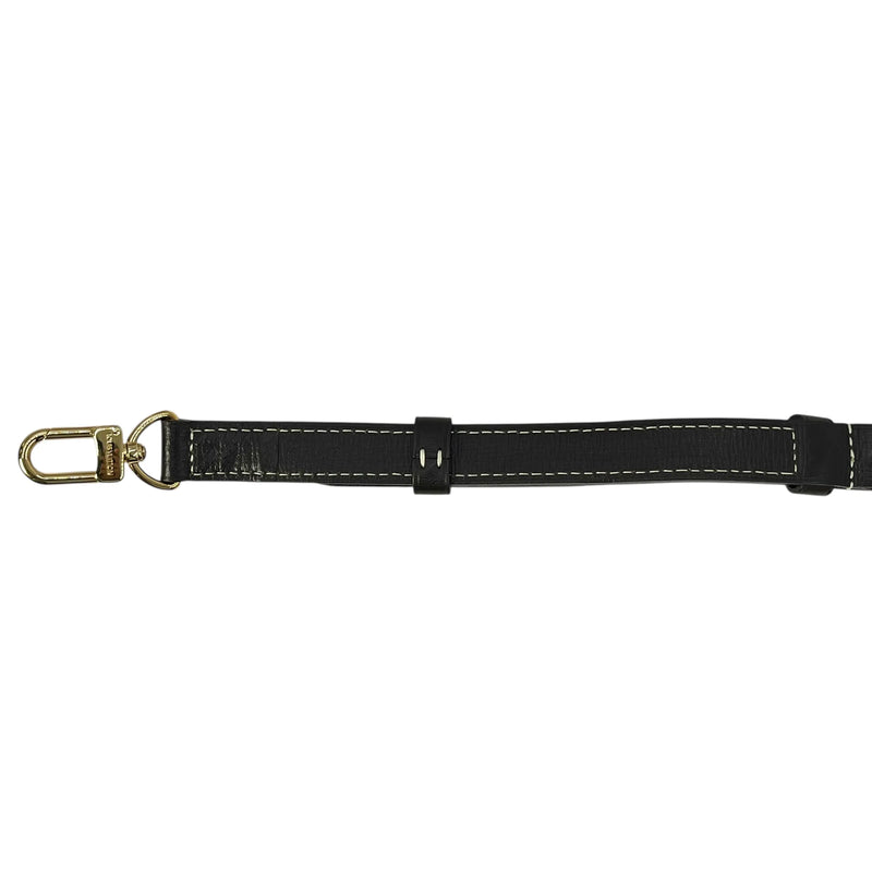 LOUIS VUITTON Leather Shoulder Strap - Dark Brown 