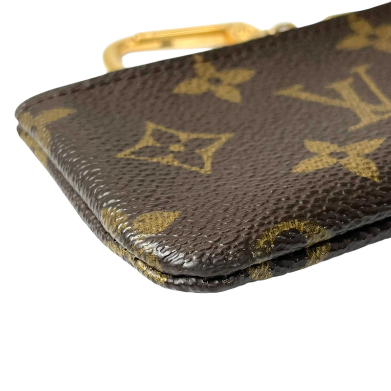 LOUIS VUITTON Monogram Pochette Cle Key Case/Coin Case - Brown 
