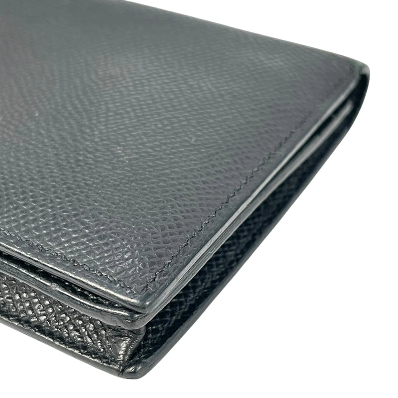 HERMES Bearn Souffle Epsom Leather Long Wallet (2014) - Black (R Stamp) 