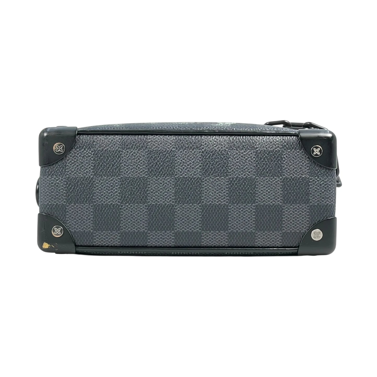 LOUIS VUITTON ミニ ソフト トランク モノグラム エクリプス ショルダーバッグ - ブラック