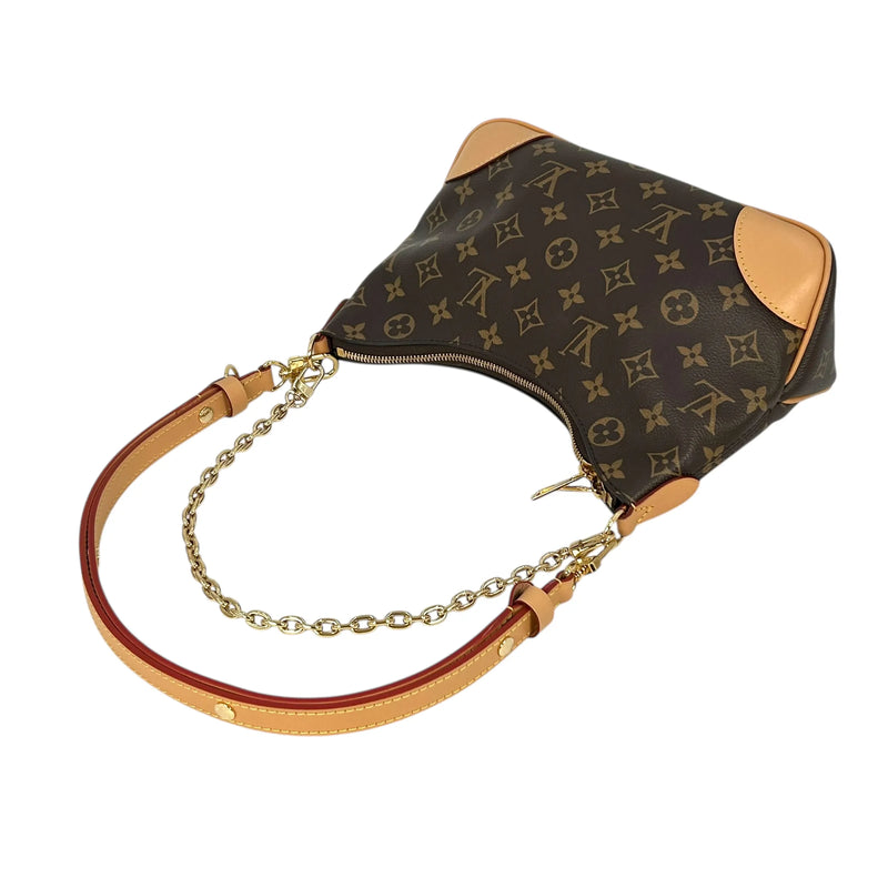 LOUIS VUITTON ナノ ブローニュ モノグラムキャンバス ショルダーバッグ - ブラウン