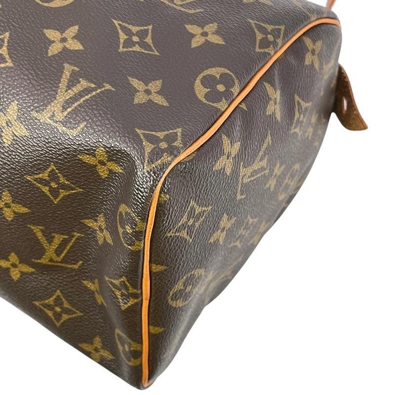 Louis Vuitton スピーディ25 モノグラム キャンバス ハンドバッグ - ブラウン
