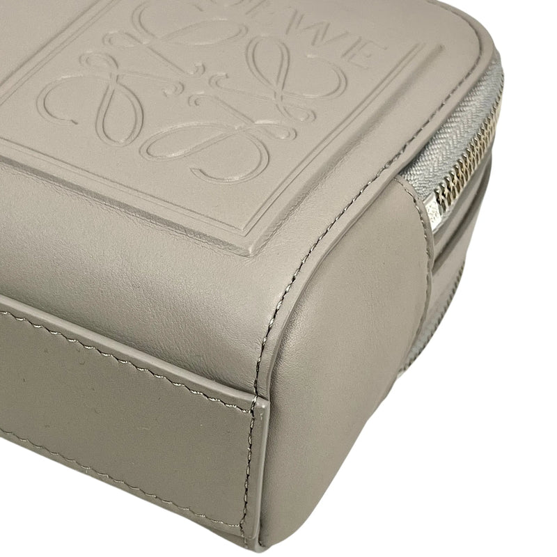 LOEWE Crossbody Camera Bag Mini Calfskin Shoulder Bag - Grey 