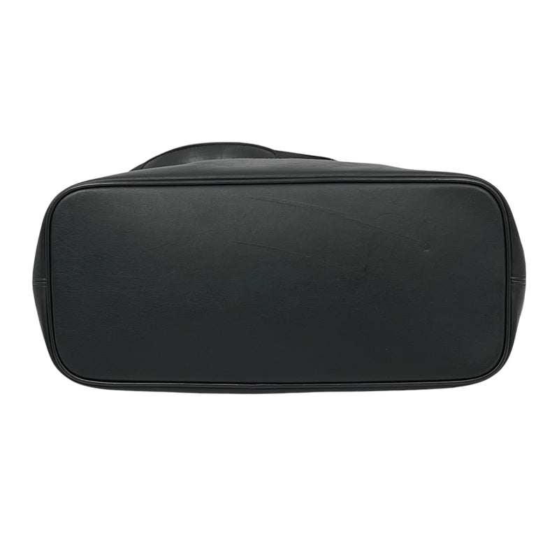 BALENCIAGA Canvas Navy Tote Bag - Cream x Black 