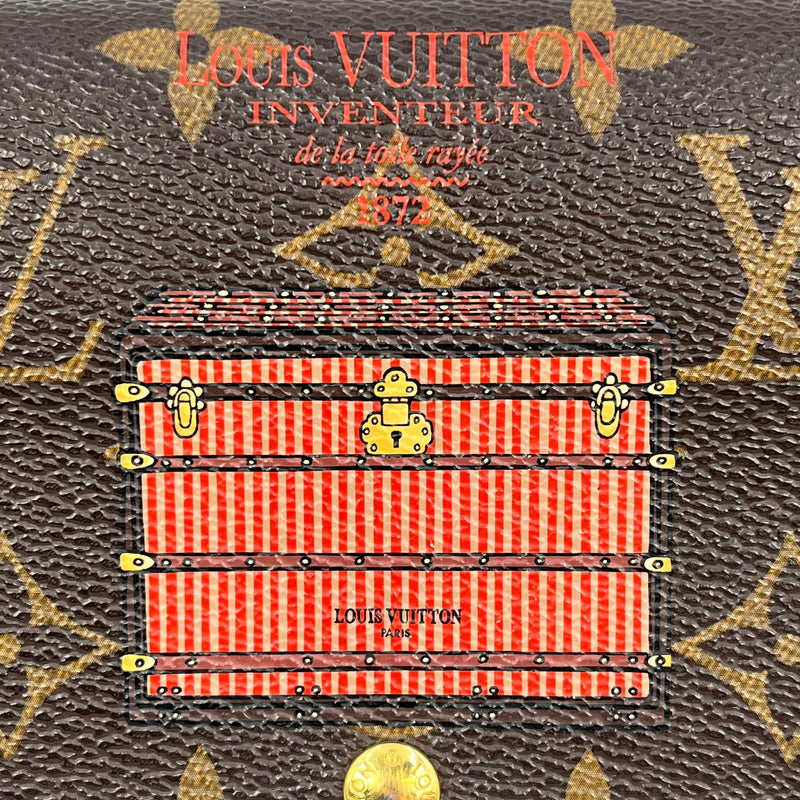 Louis Vuitton Monogram Portefeuille Sarah Canvas Long Wallet - Brown 