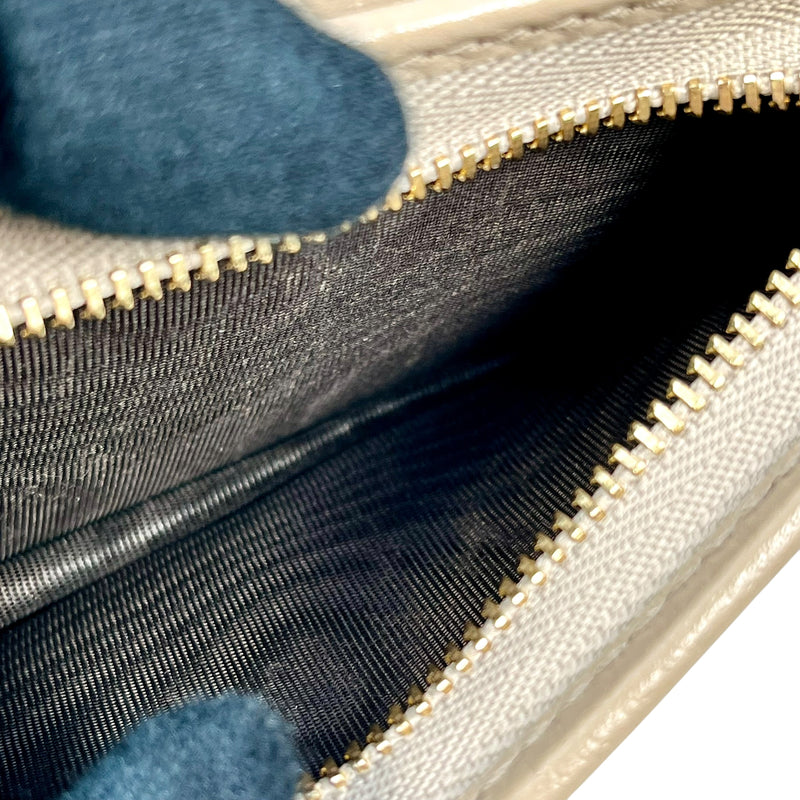 GUCCI GG マーモント 二つ折り財布 コンパクトウォレット - ベージュ