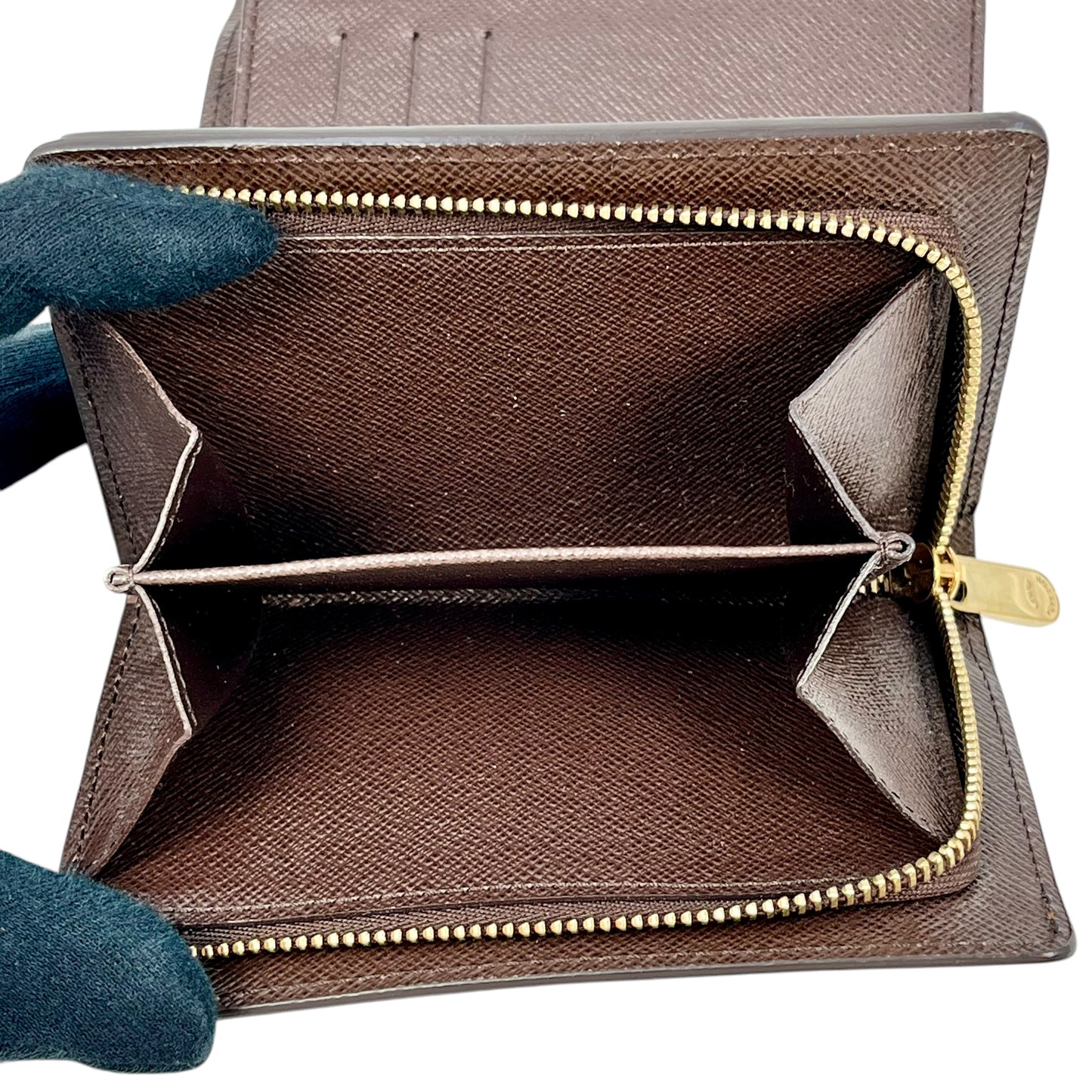 Louis Vuitton ダミエ ポルトフォイユ ジョイ 二つ折り財布 コンパクトウォレット - ダークブラウン