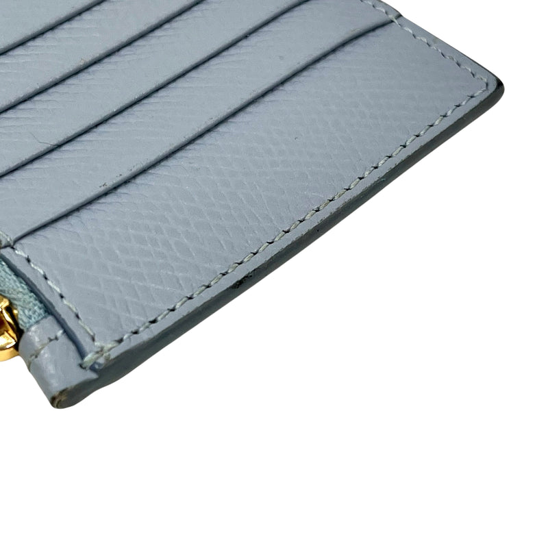 CELINE Zippered Card Case Compact Wallet - Blue 