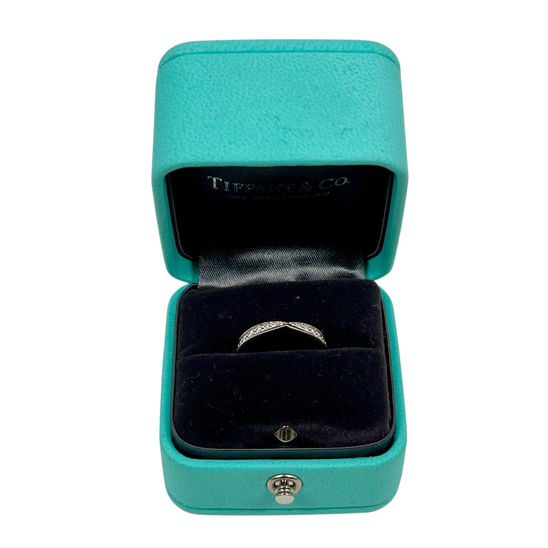 Tiffany &amp; Co. Harmony Half Diamond Ring Jewelry - Pt950 