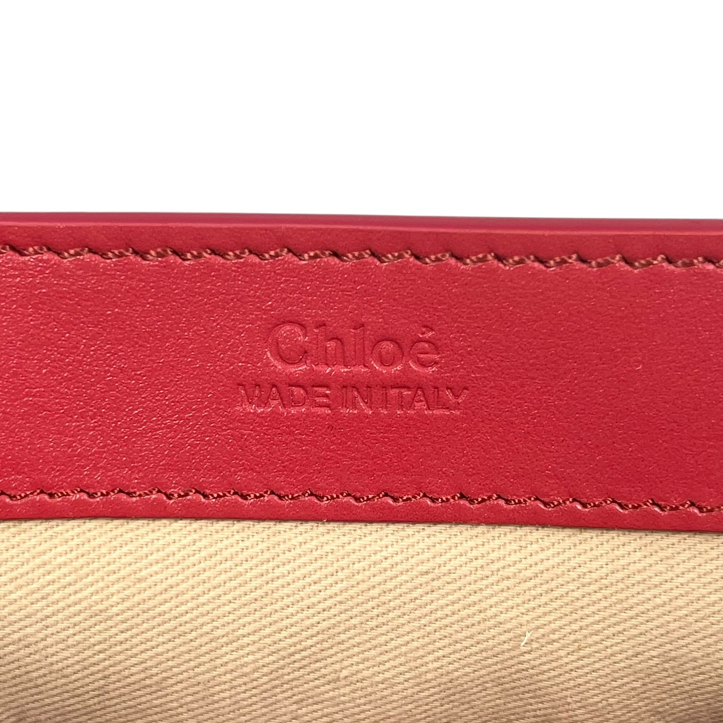 Chloé C チェーン ショルダーバッグ - ピンク × レッド