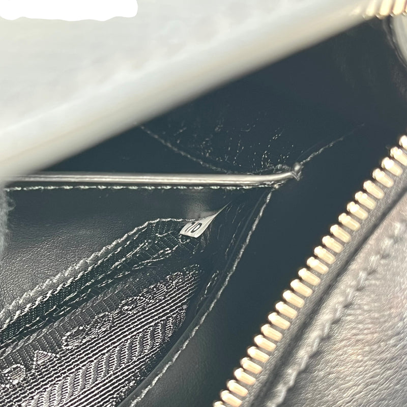 PRADA Saffiano Leather Handbag - Black 
