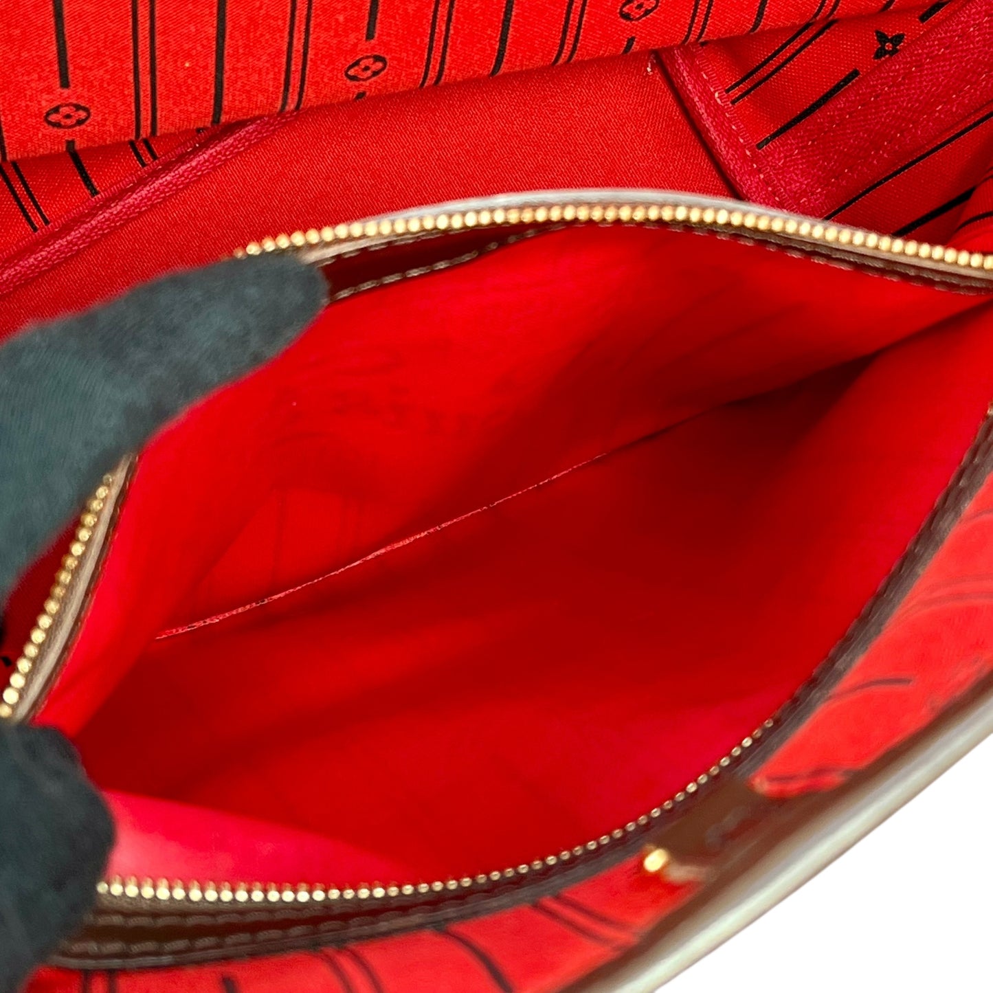 Louis Vuitton ダミエ ネヴァーフル ＭＭ トートバッグ - ダークブラウン - 32562