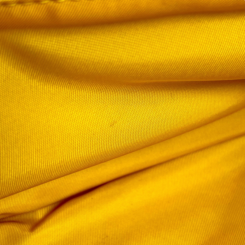 FENDI Monster Leather Body Bag - Black and Yellow 