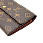 Louis Vuitton モノグラム キャンバス ポルトモネクレディ 長財布 - ブラウン