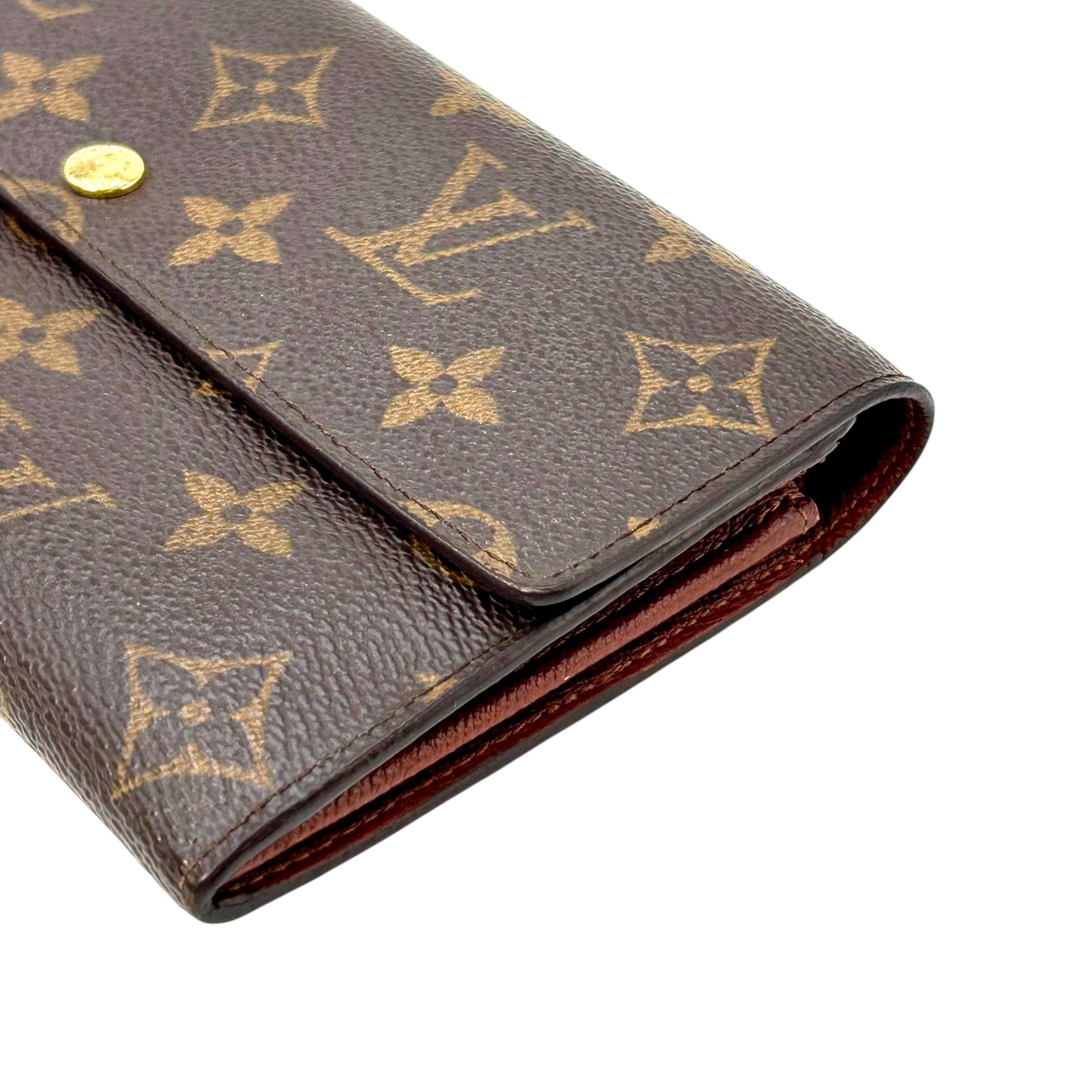 Louis Vuitton モノグラム キャンバス ポルトモネクレディ 長財布 - ブラウン