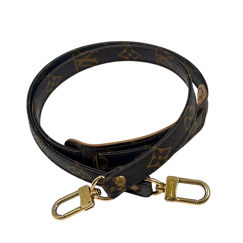 Louis Vuitton Monogram Canvas Shoulder Strap 97cm - Dark Brown - 32551 