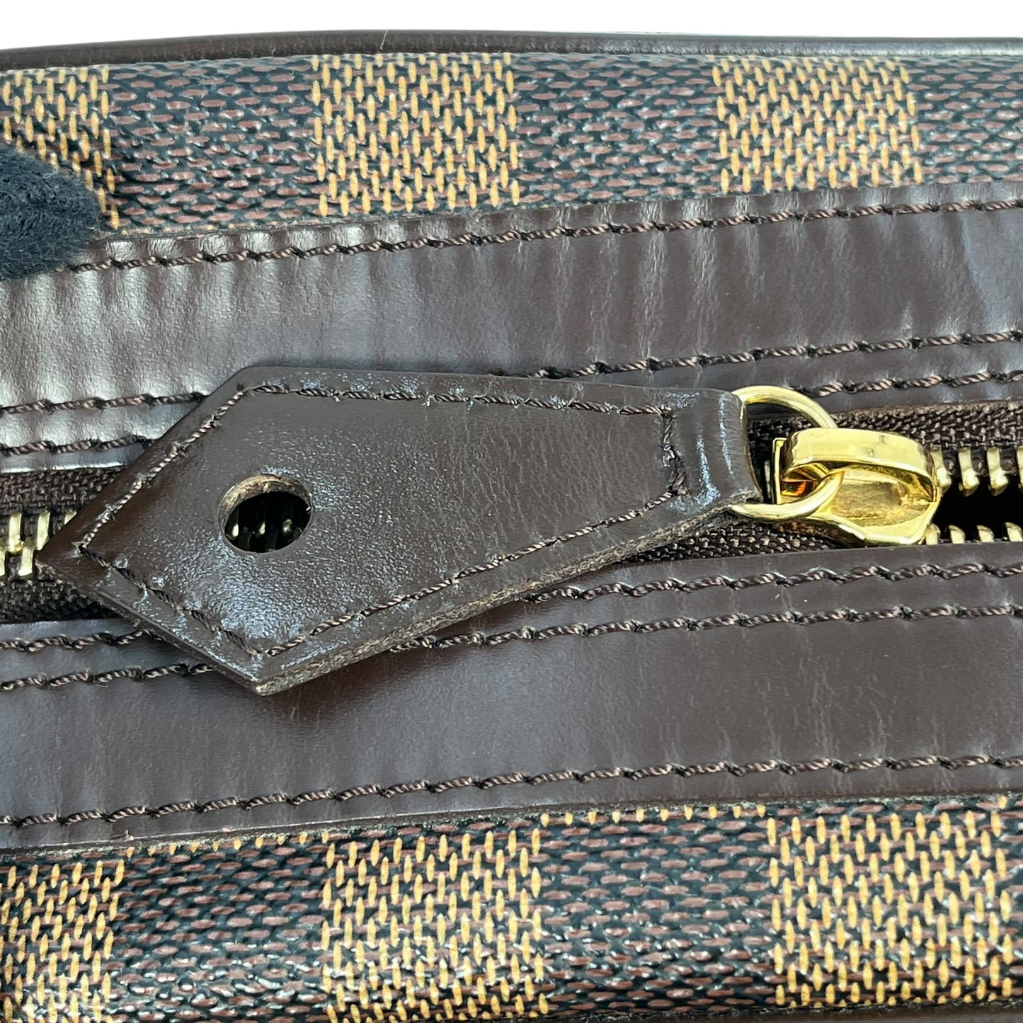 Louis Vuitton Damier Ebene Duomo Handbag - Dark Brown 