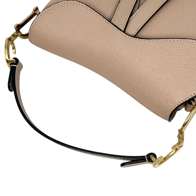 Dior Saddle Leather Handbag - Beige 