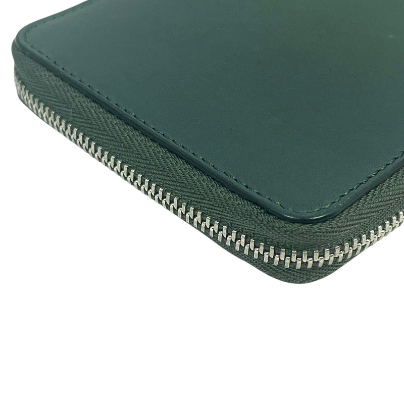 LOEWE Anagram Zippy Bi-fold Compact Wallet - Green 