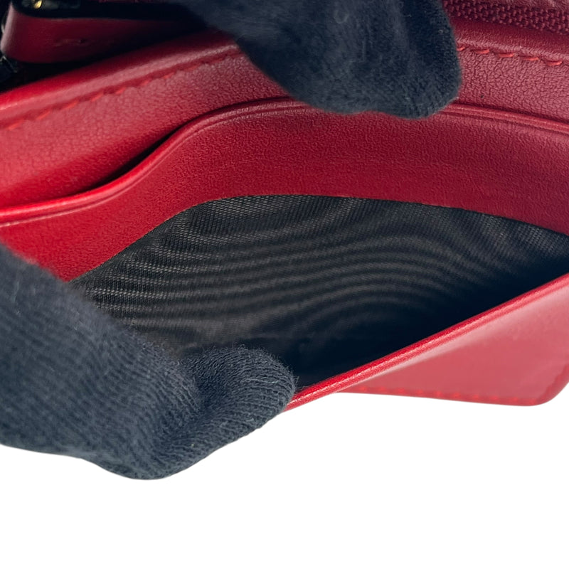 GUCCI GG Marmont Bifold Compact Wallet - Red 