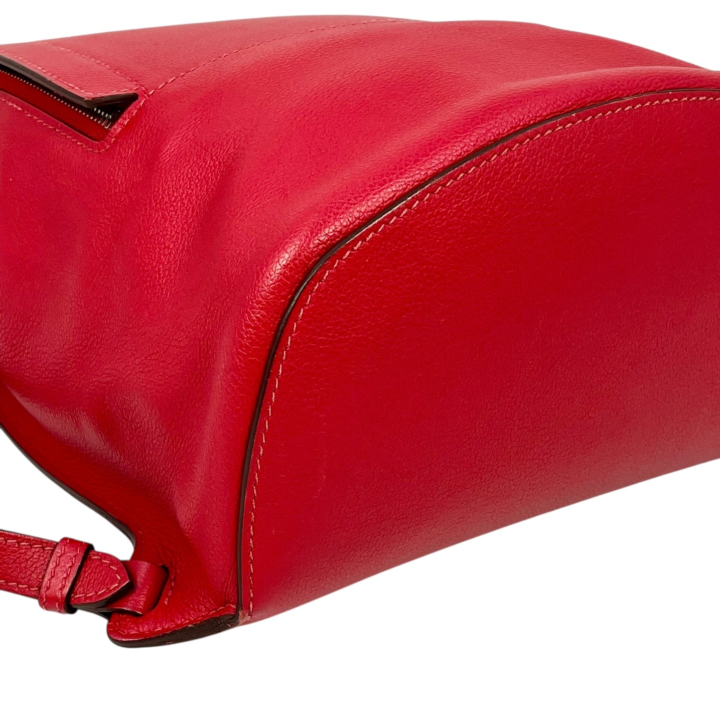 Hermès Sakado GR24 Rouge Kazak Backpack with D Stamp (2000) - Red 