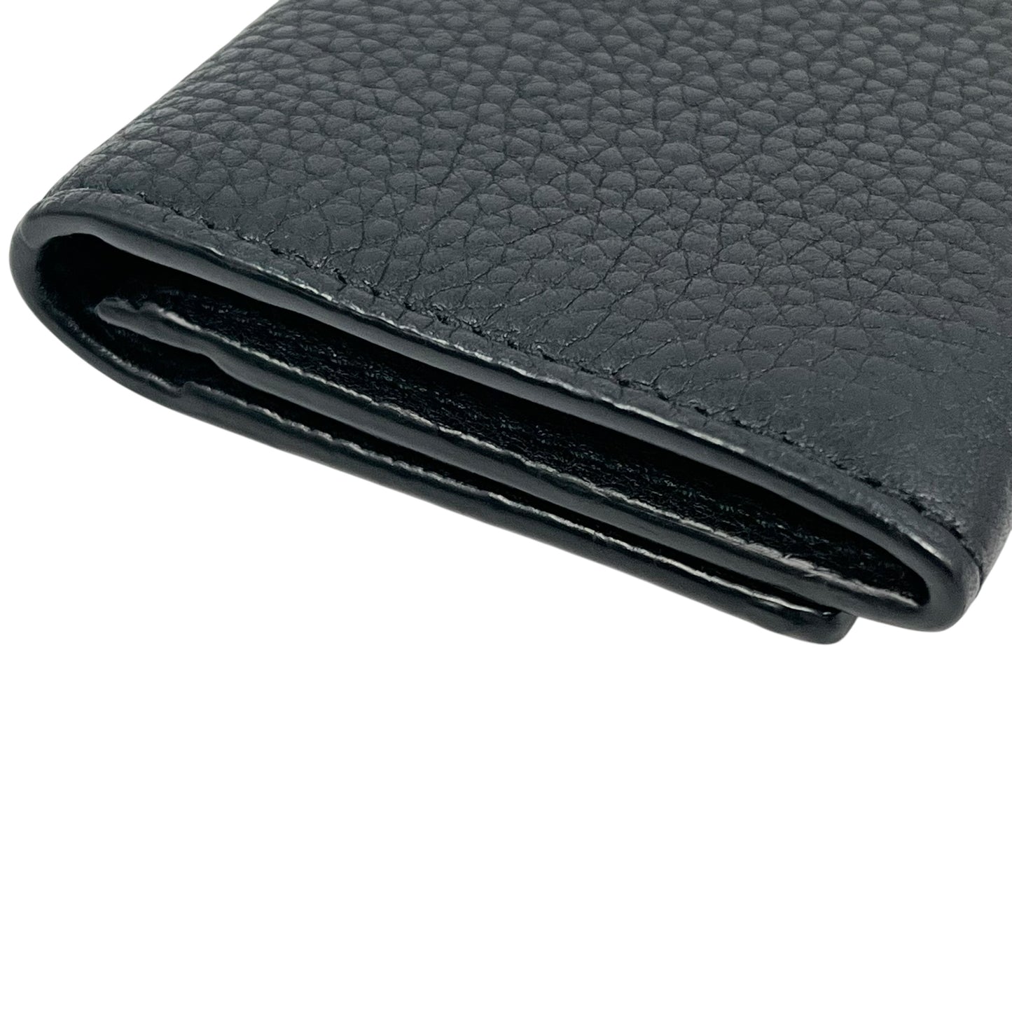 GUCCI Leather Card Case - Black 
