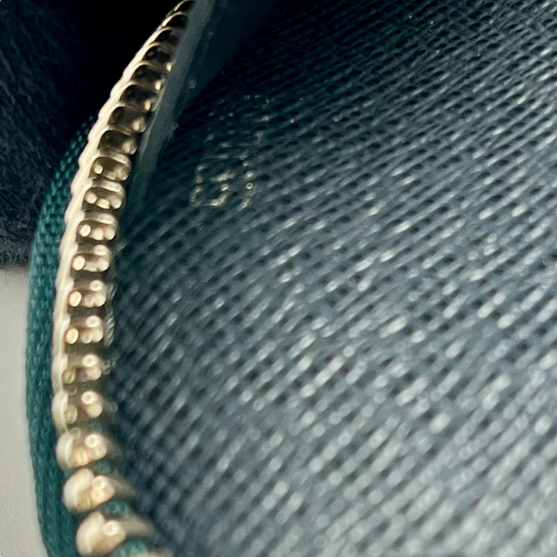 Louis Vuitton Epi Zippy Organizer Long Wallet - Blue Black 