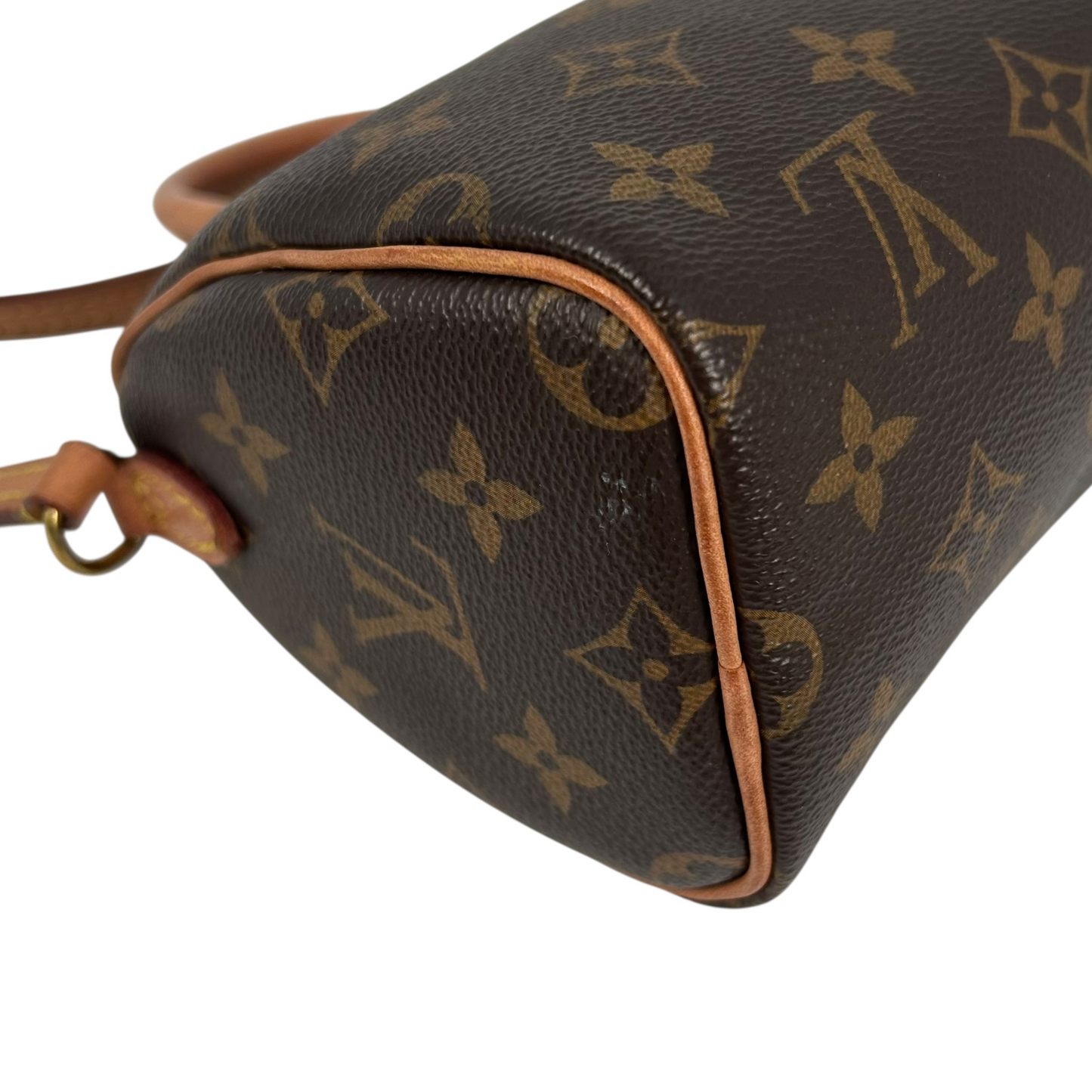 Louis Vuitton モノグラム キャンバス ナノ スピーディ ミニバッグ ショルダーバッグ - ブラウン