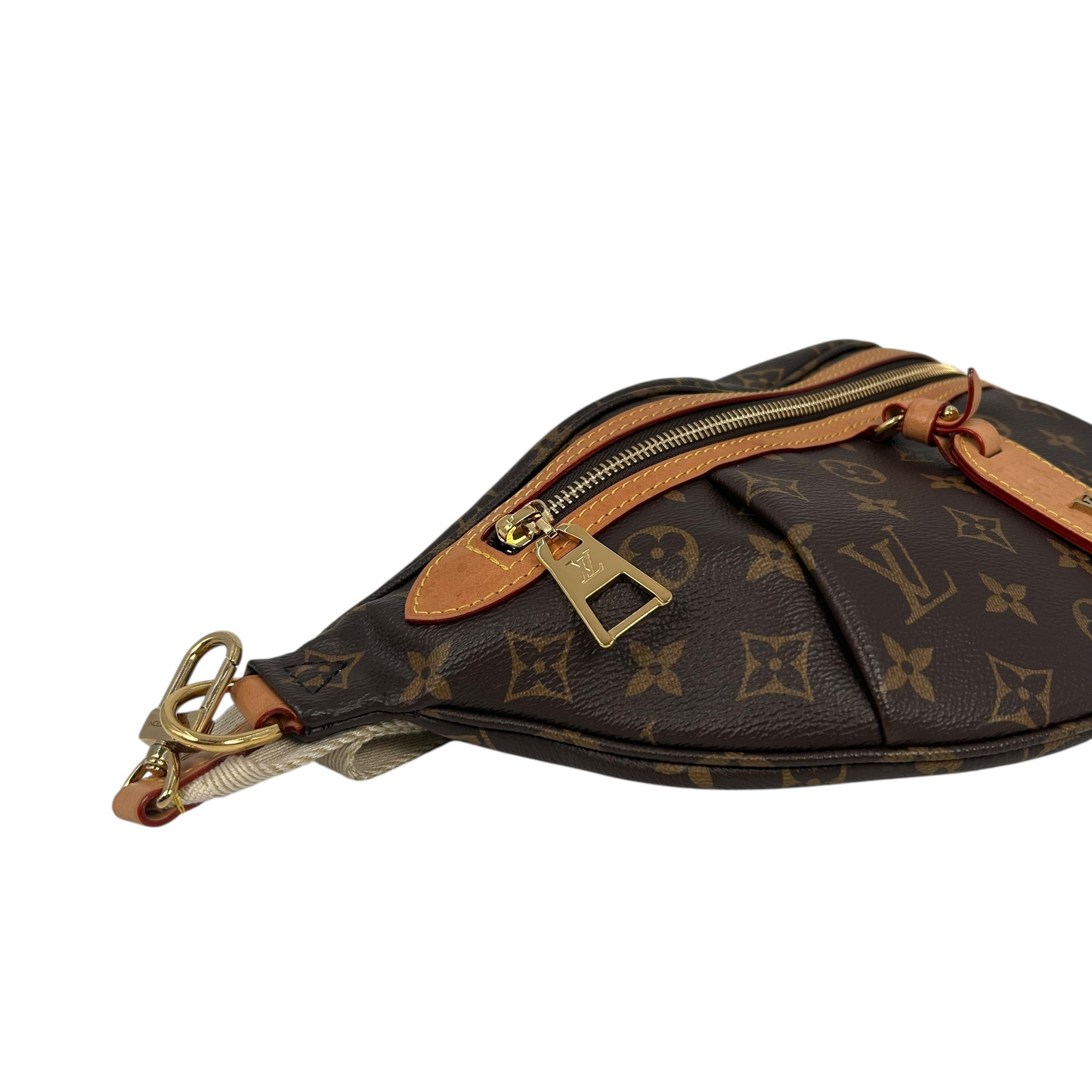 Louis Vuitton Monogram Canvas High Rise Bum Bag - Brown 