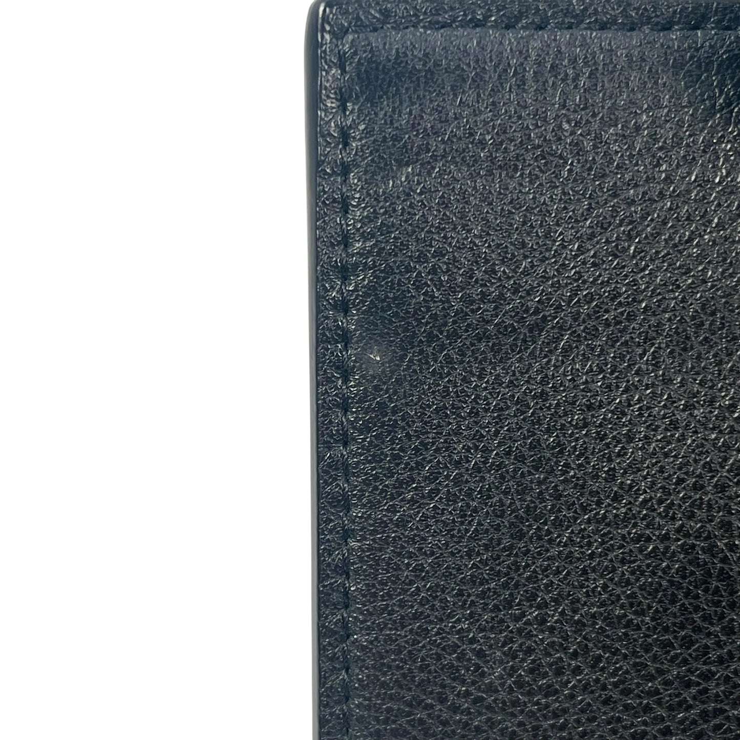 Saint Laurent Tiny Cassandra Logo Key Case - Black 