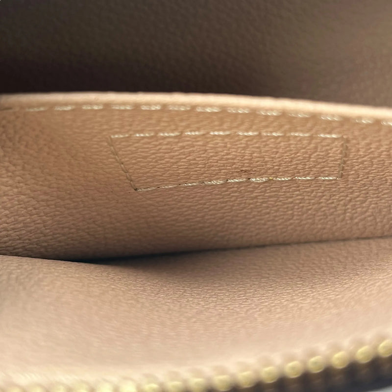 Louis Vuitton Monogram Canvas Pochette Cosmetic Summer Trunk Collection Pouch - Brown 