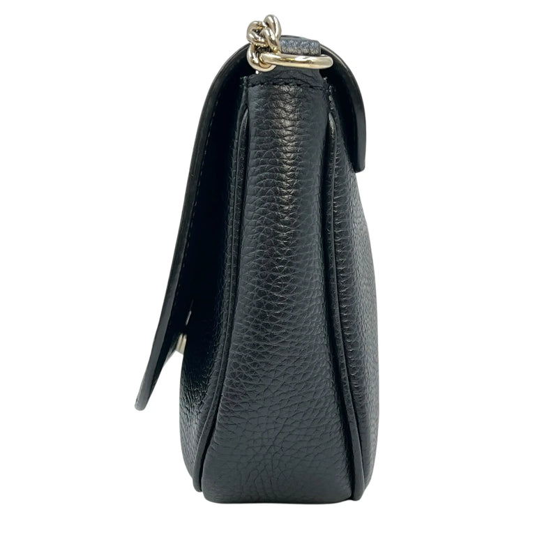GUCCI Soho Chain Shoulder Bag - Black 