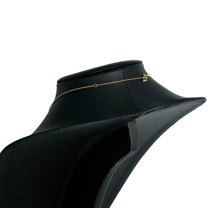 Tiffany & Co ミニ Tスマイル ネックレス - 18KYG