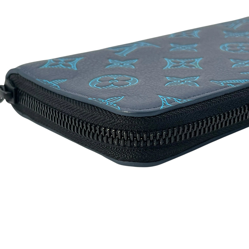 Louis Vuitton Vertical Zippy Long Wallet - Navy 