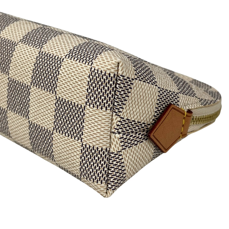 Louis Vuitton Damier Azur Pochette Cosmetic Pouch - White - 30203 
