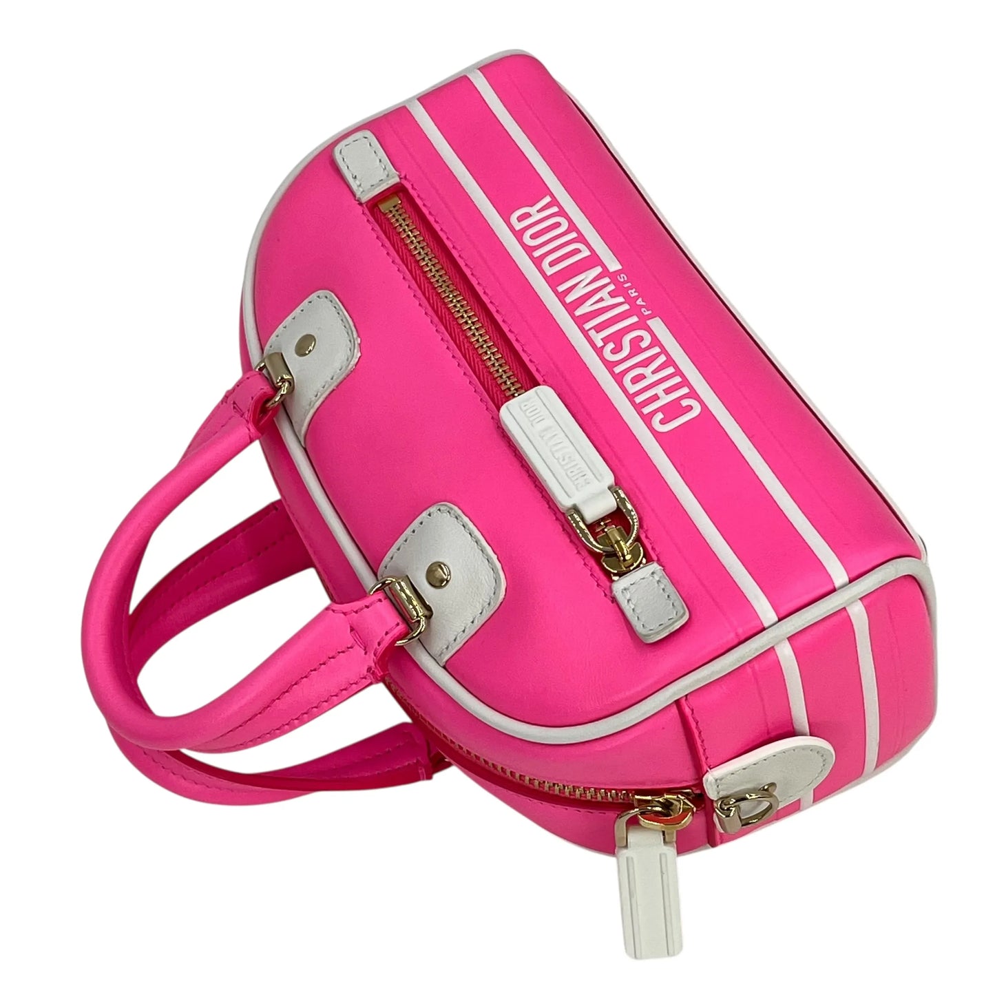 Dior ヴァイブ スモール ボウリングバッグ ハンドバッグ ショルダーバッグ - ピンク