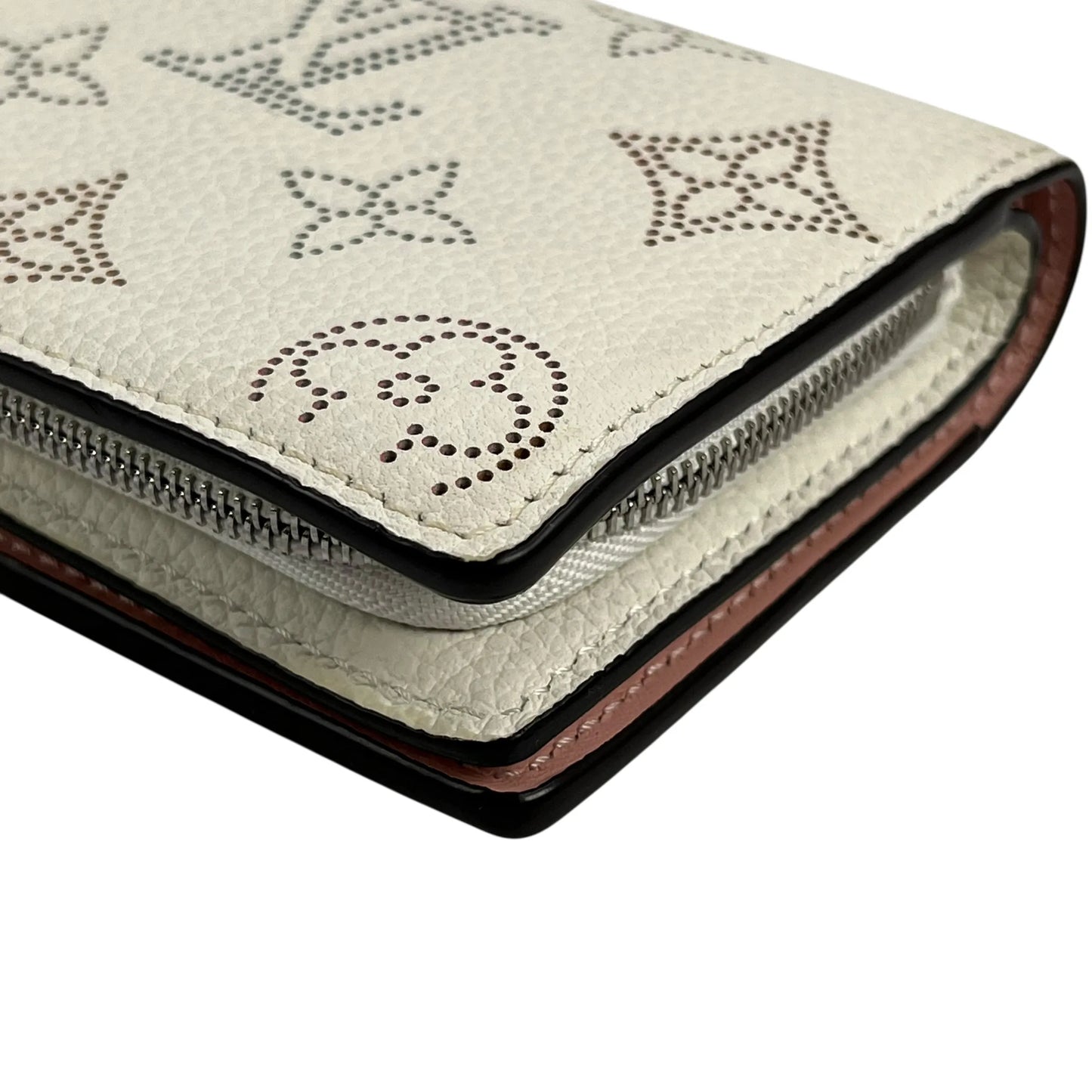 Louis Vuitton Portefeuille Claire Bifold Compact Wallet - White 