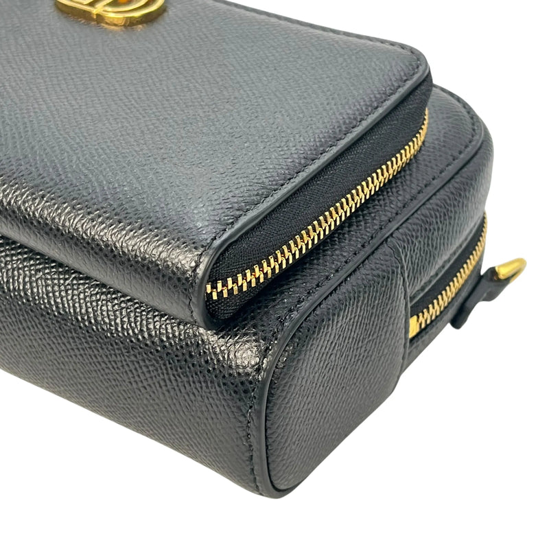 Dior Caro Shoulder Bag - Black 