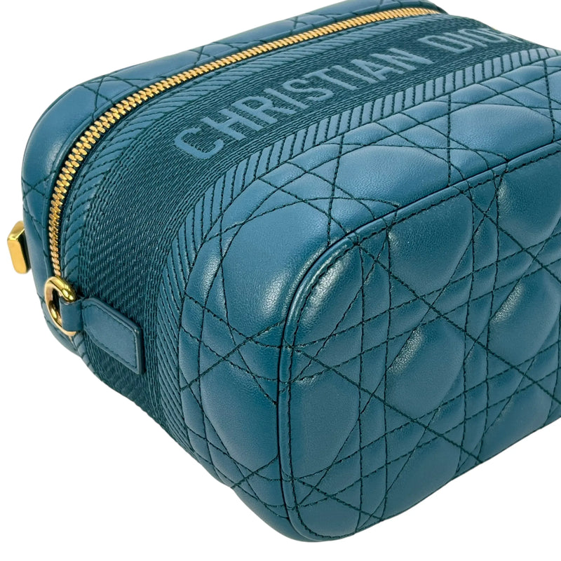 Dior Small Travel Vanity Handbag/Shoulder Bag - Blue 