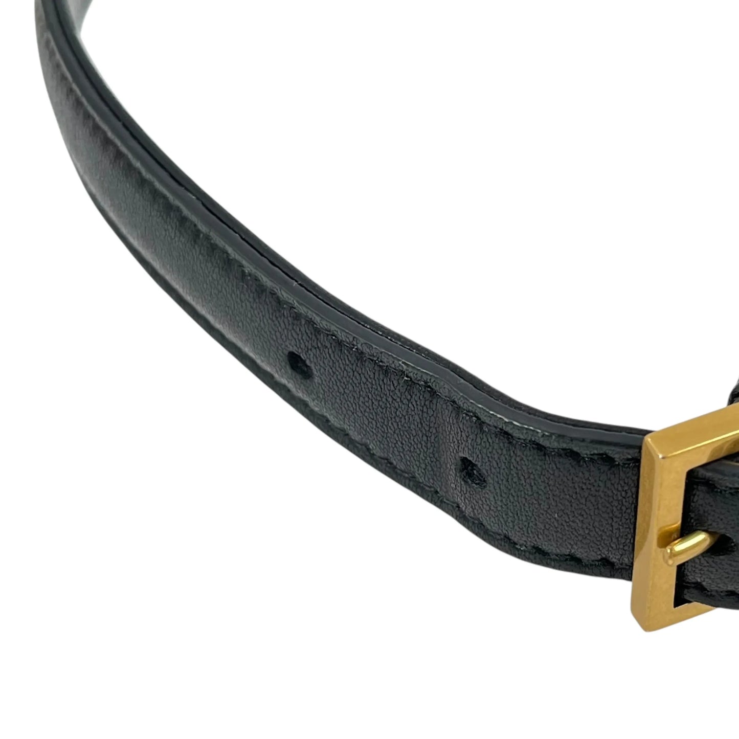 Saint Laurent Quilted Leather Hand Bag One Shoulder Bag - Black 