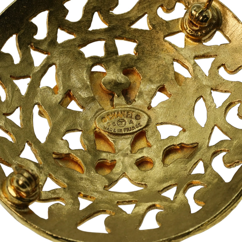 CHANEL CCロゴ ラウンド ブローチ アクセサリー 95A - メタル - 32571