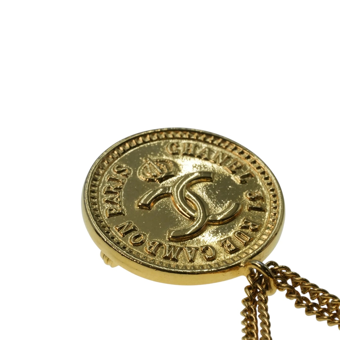 CHANEL マトラッセ CC ロゴ ブローチ アクセサリー 25 - メタル - 34479