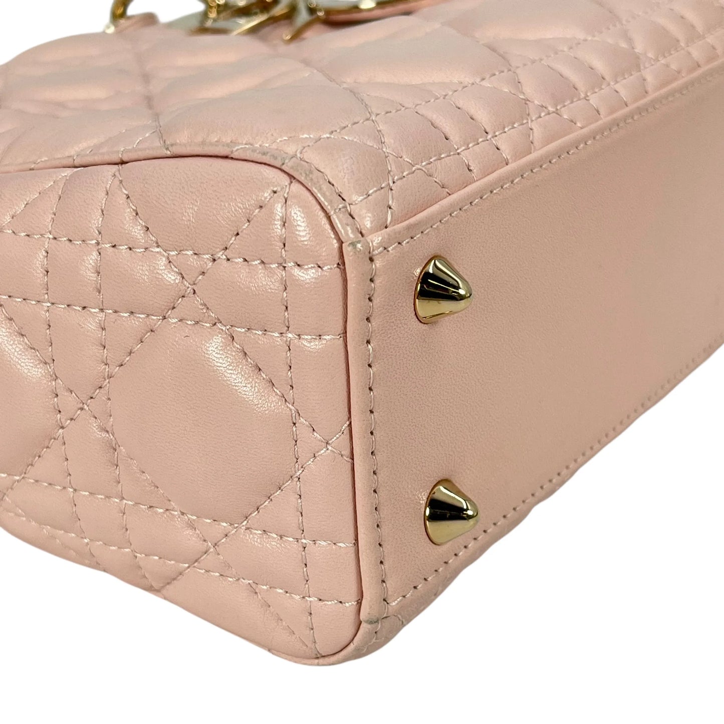 Dior Small Lady Dior My ABC Dior Leather Handbag - Pink 